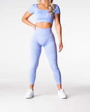 Load image into Gallery viewer, Periwinkle Digital Seamless Leggings