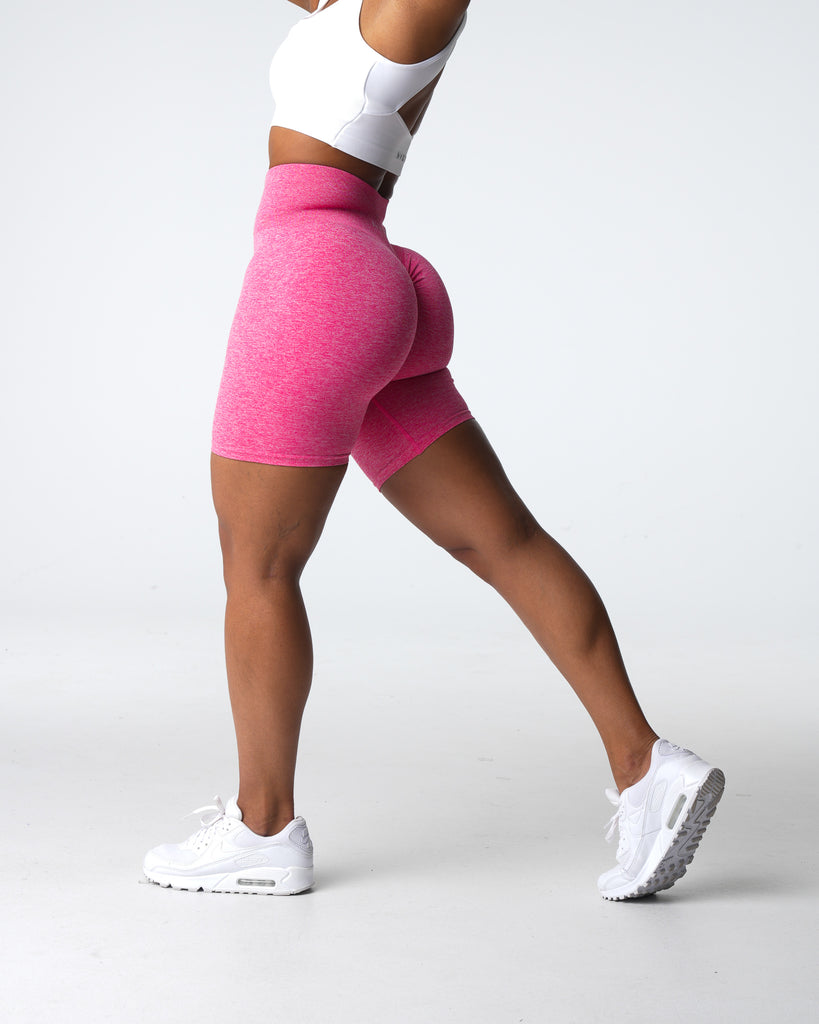 Hot Pink Scrunch Seamless Shorts