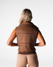 Load image into Gallery viewer, Brown Cloud Puffer Vest