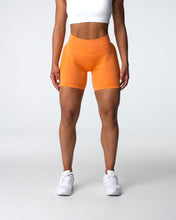 Load image into Gallery viewer, Sunset Orange Contour Seamless Shorts