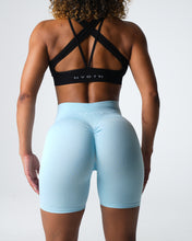 Load image into Gallery viewer, Pastel Blue Scrunch Seamless Shorts