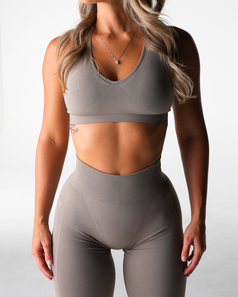 Taupe Core Seamless Bra