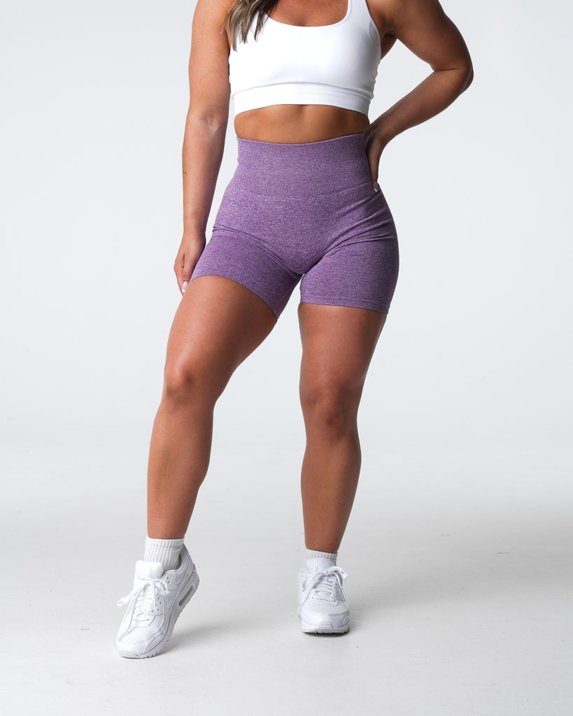 Violet Scrunch Seamless Shorts