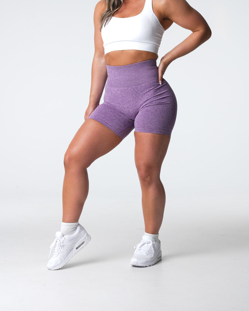 Violet Scrunch Seamless Shorts