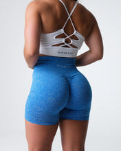 Load image into Gallery viewer, Ocean Blue Scrunch Seamless Shorts