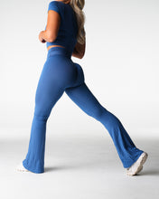 Blue Haze Daydream Foldover Flare Pants