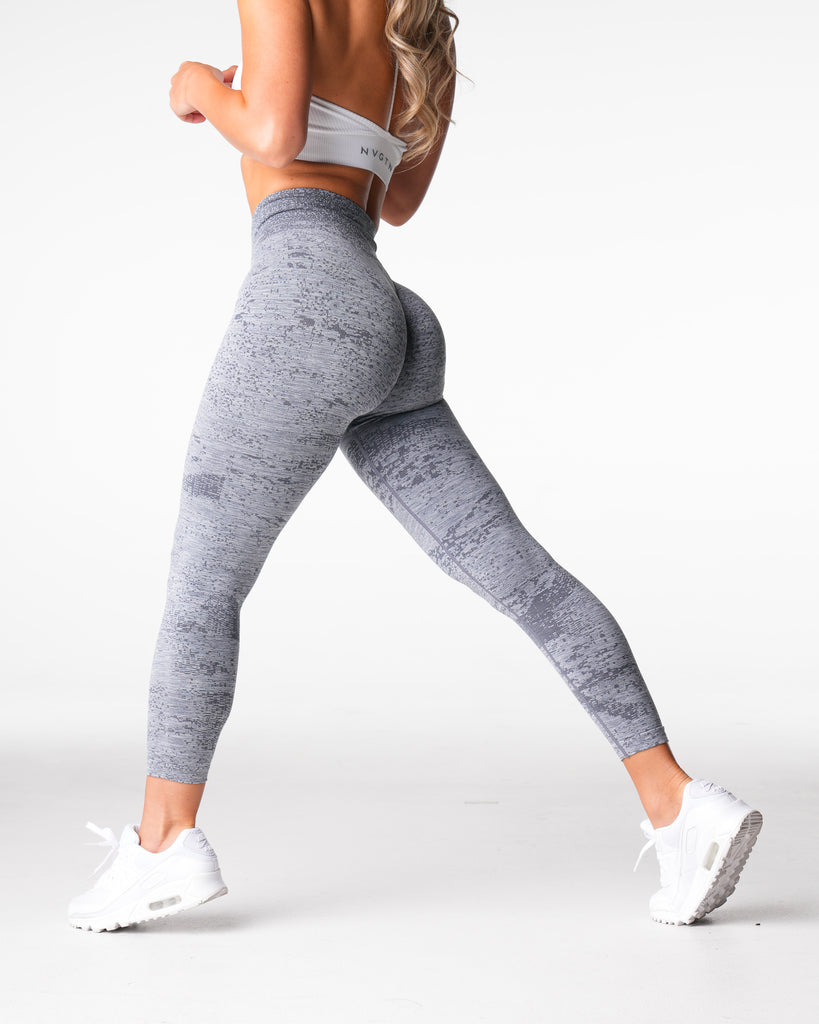 Grey Digital Seamless Leggings