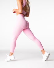 Load image into Gallery viewer, Baby Pink Mid Rise Contour Seamless Leggings