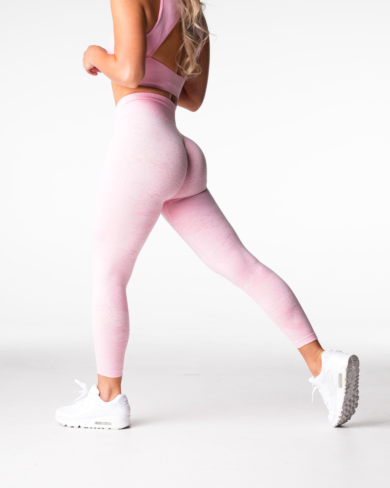 Baby pink leggings online hotsell