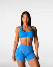 Load image into Gallery viewer, Ocean Blue Comeback Seamless Halter Bra