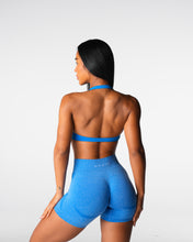 Load image into Gallery viewer, Ocean Blue Comeback Seamless Halter Bra