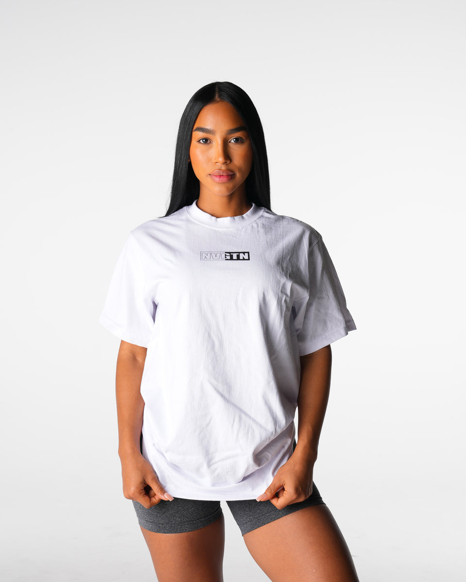 NVGTN Muscle Mommy Graphic Tee - White