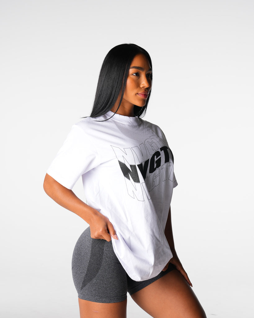 White Wave Graphic Tee