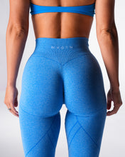 Load image into Gallery viewer, Ocean Blue Geo Seamless Leggings