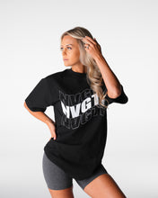 Load image into Gallery viewer, Black Wave Graphic Tee