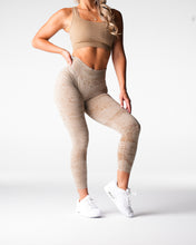 Load image into Gallery viewer, Beige Digital Seamless Leggings