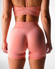 Load image into Gallery viewer, Peach Mid Rise Contour Seamless Shorts