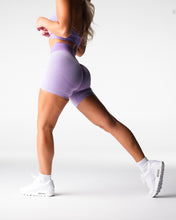 Load image into Gallery viewer, Lilac Knockout Seamless Shorts