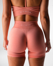 Load image into Gallery viewer, Peach Mid Rise Pro Seamless Shorts