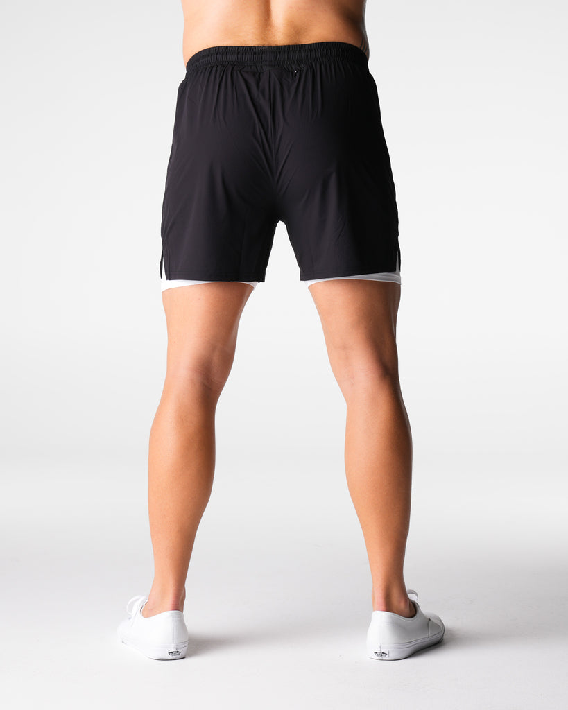 Black Voyager Shorts