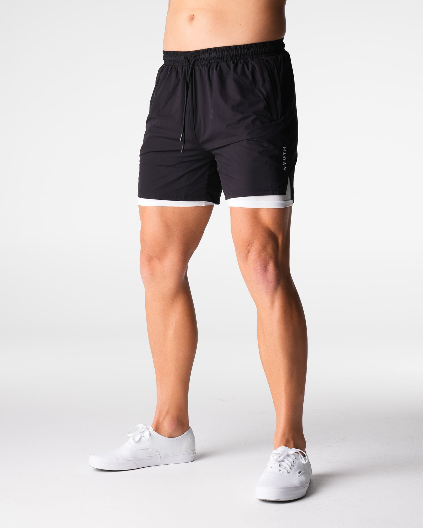 Black Voyager Shorts