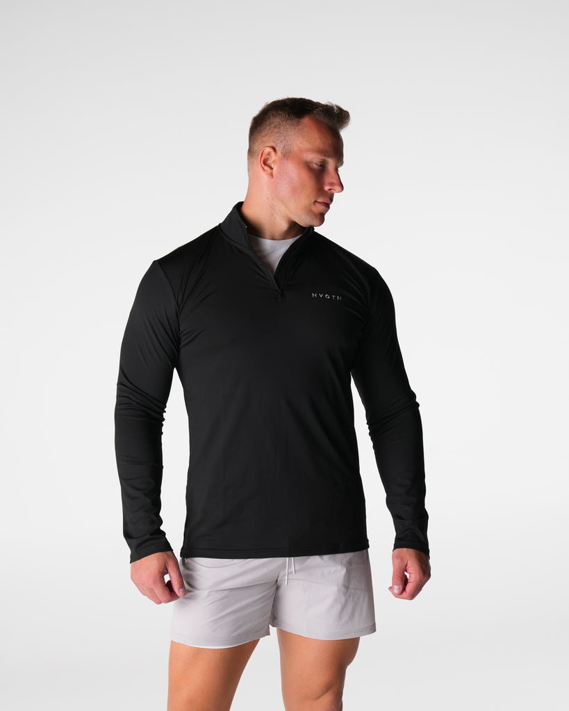 Black Skyline Quarter Zip