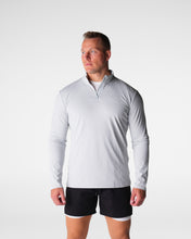 Load image into Gallery viewer, Light Grey Skyline Quarter Zip