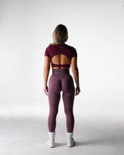 Load image into Gallery viewer, Merlot Solace Open Back Tee