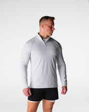 Load image into Gallery viewer, Light Grey Skyline Quarter Zip