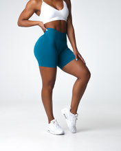 Load image into Gallery viewer, French Blue Solid Seamless Shorts