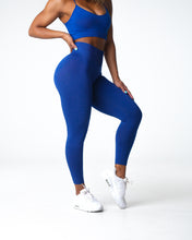 Load image into Gallery viewer, Azure Blue Shape Seamless Leggings