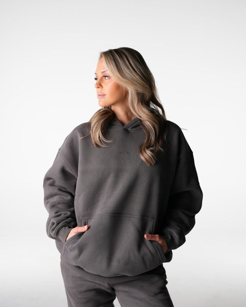 WE'RTHY WERTHY 野沢和香　SWEAT HOODIE NVGTN Everyday Hoodie - Charcoal |