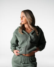 Load image into Gallery viewer, Frosted Olive Everyday Zip Up