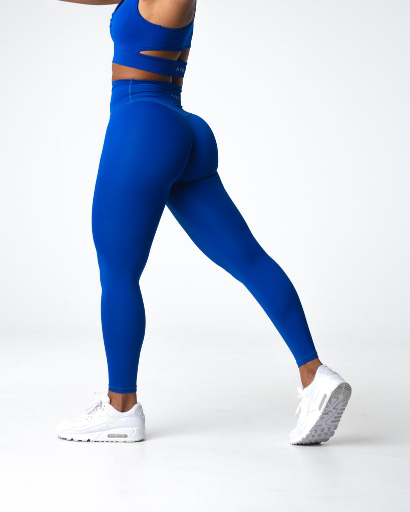 HIGH WAIST YOGA PANTS BLUE 2.0