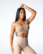 Load image into Gallery viewer, Beige Rise Seamless Bra