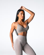 Load image into Gallery viewer, Taupe Glimpse Ribbed Seamless Bra