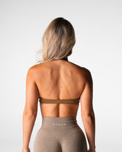 Load image into Gallery viewer, Mocha Comeback Seamless Halter Bra