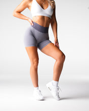 Load image into Gallery viewer, Grey Knockout Seamless Shorts