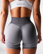 Load image into Gallery viewer, Grey Knockout Seamless Shorts