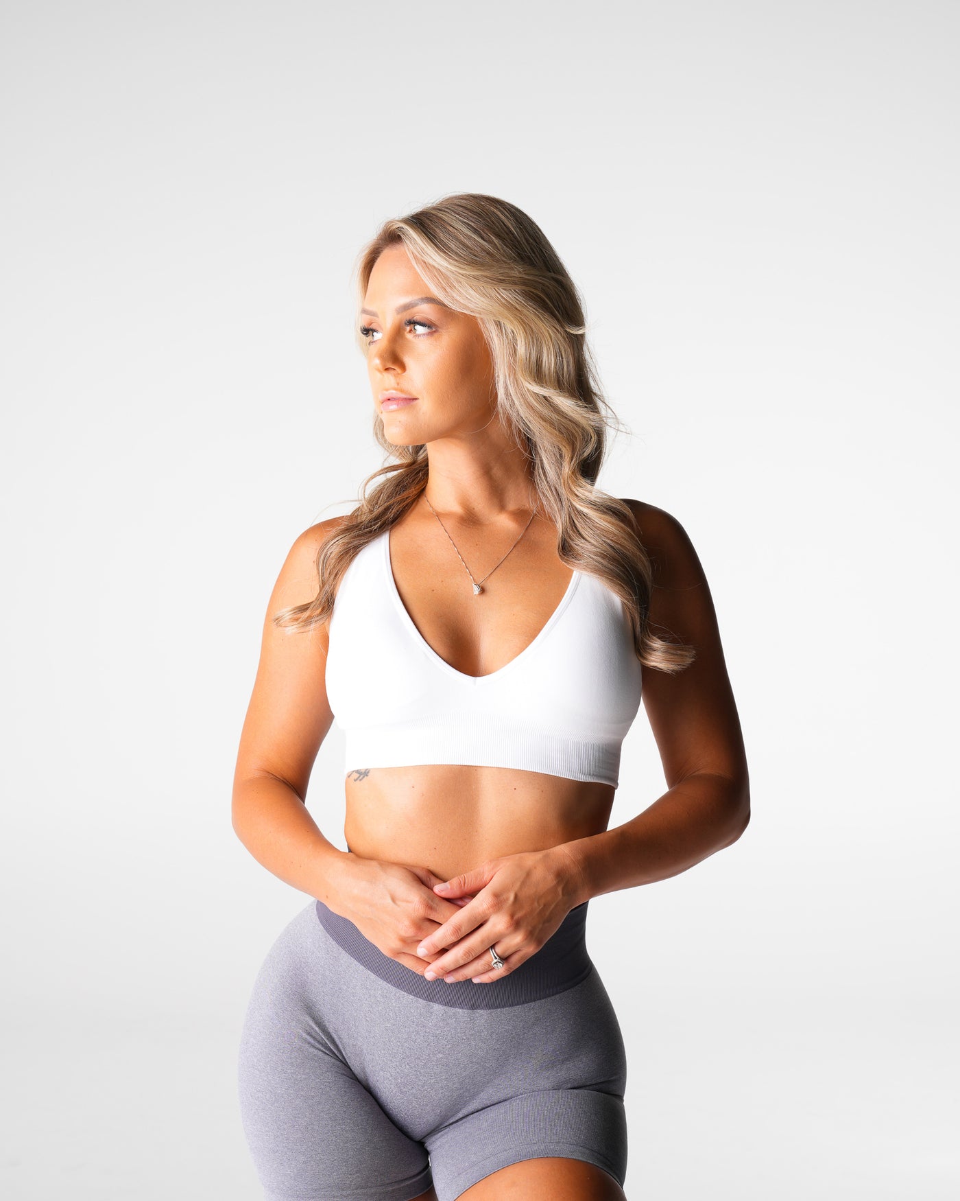 White Glow Up Seamless Bra