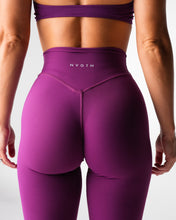 Load image into Gallery viewer, Deep Violet Effortless Flare Leggings