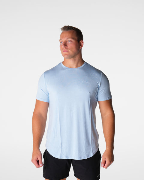 Sky Blue Tech Fitted Tee