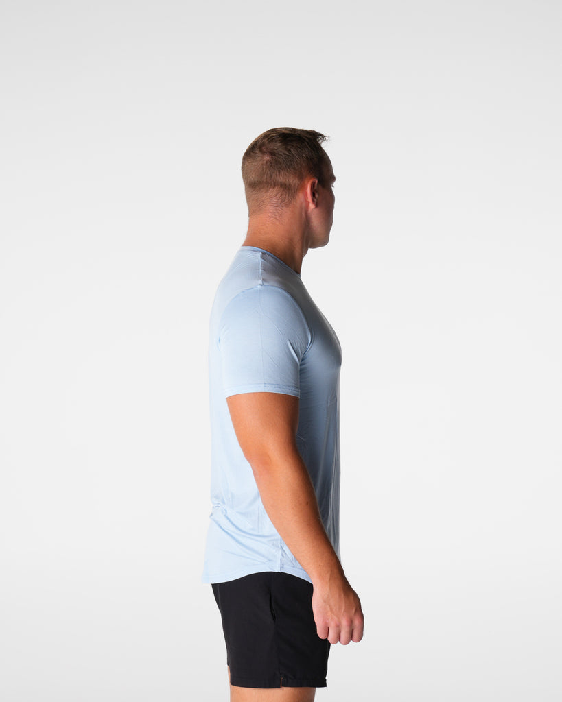 Sky Blue Tech Fitted Tee