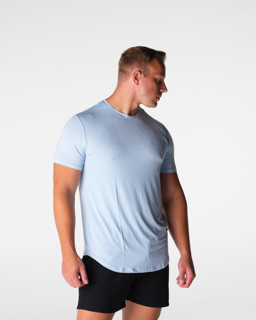 Sky Blue Tech Fitted Tee