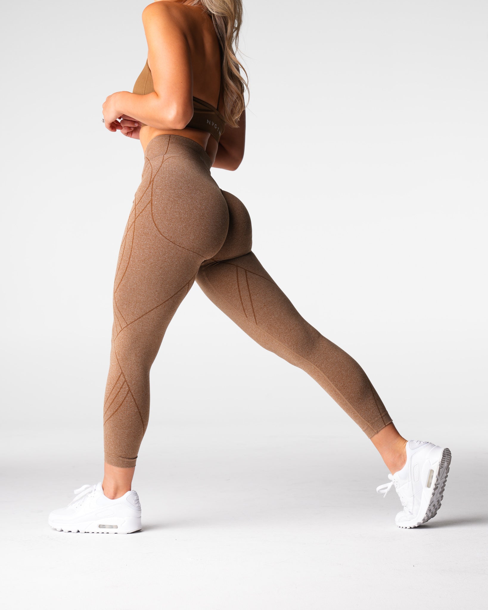 Mocha Geo Seamless Leggings