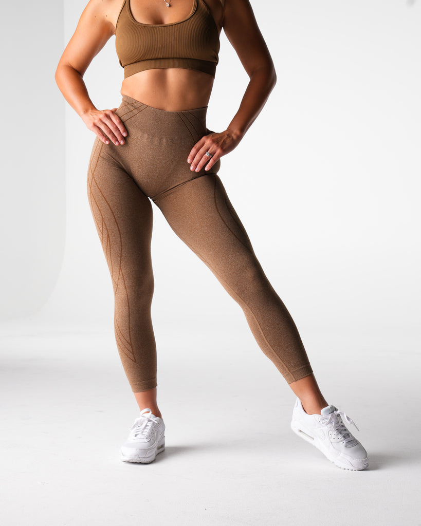 Mocha Geo Seamless Leggings