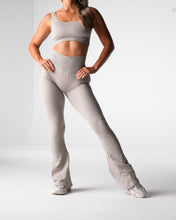 Load image into Gallery viewer, Driftwood Harmony Ribbed Seamless Flare Leggings