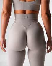 Load image into Gallery viewer, Driftwood Harmony Ribbed Seamless Flare Leggings