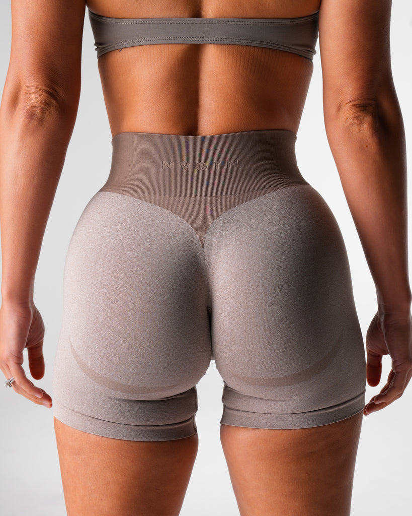 Taupe Knockout Seamless Shorts