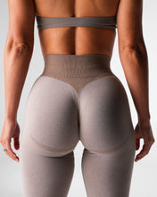 Load image into Gallery viewer, Taupe Knockout Seamless Leggings